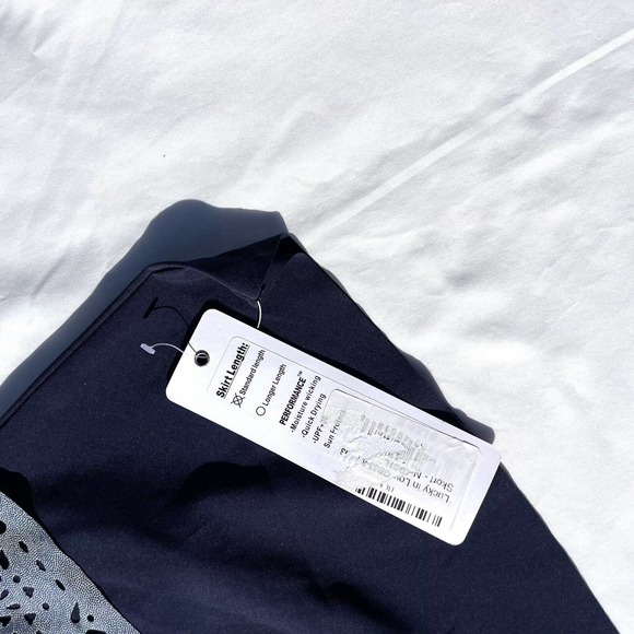 Lucky in Love Navy and Silver Mini Skirt - Picture 2 of 5